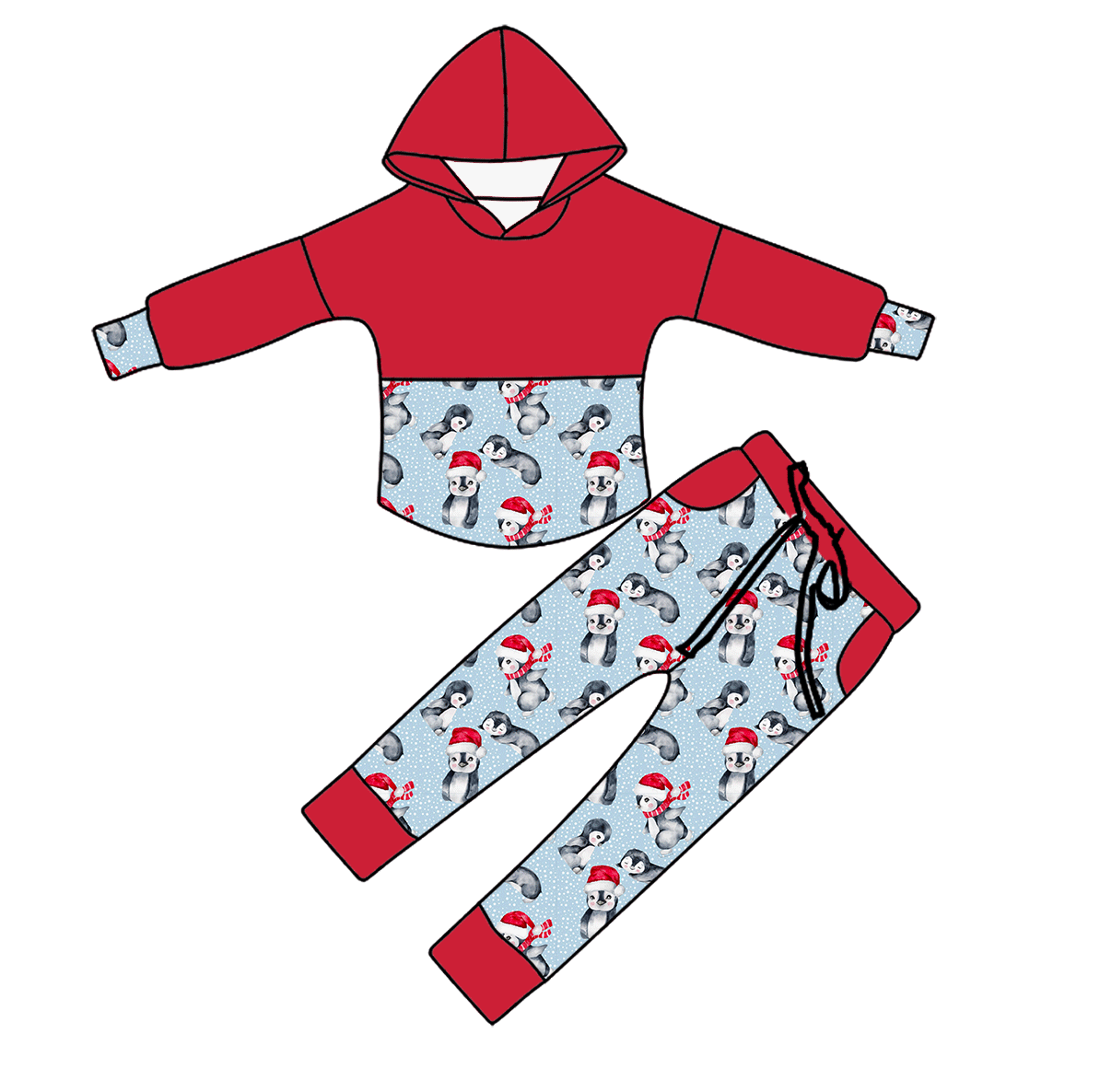 South Pole Bamboo Long Hoodie Set 9m-8y