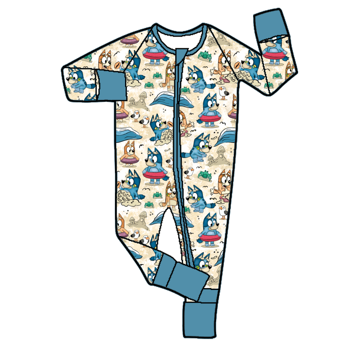 Tickle Crabs Bamboo Infants Newborn to 18m PJ's & Daywear