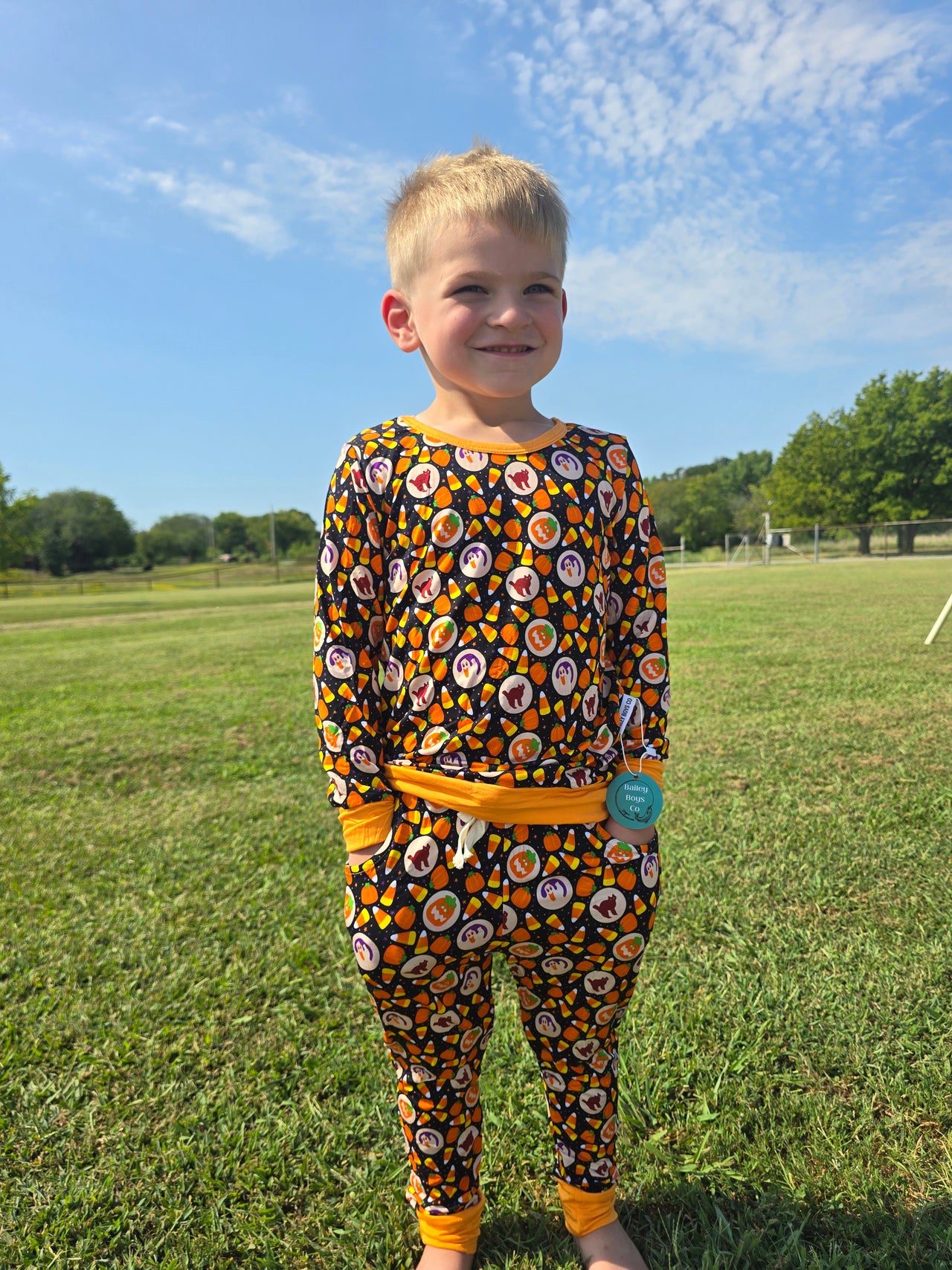 Trick or Treat Bamboo Eva Long Sleeve Set