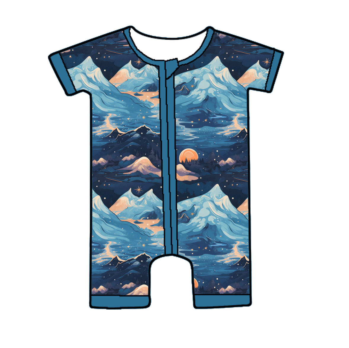 Azure Peaks Bamboo Shortie