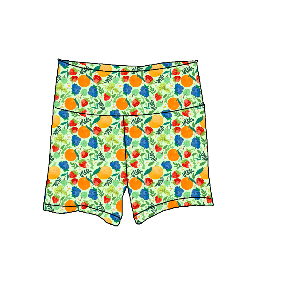 Fruit Salad Bamboo Tops & Bottoms Youth 9y to 15y