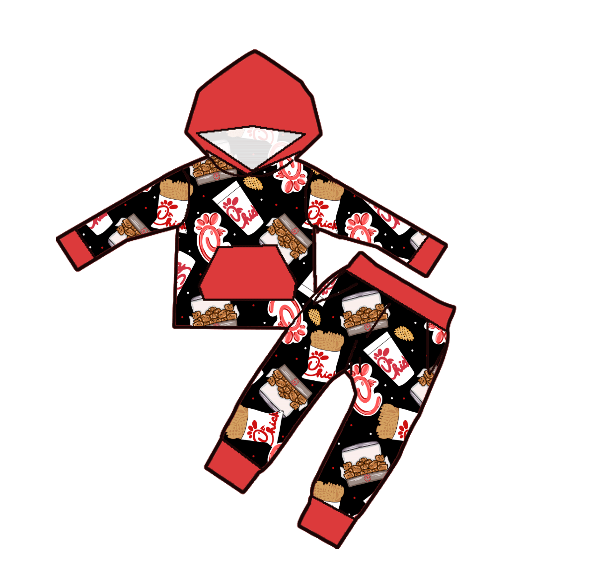 Fil-A Fan Bamboo Youth 9y to 15y 2pc Sets