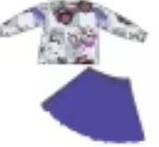 Flamingo Queen Bamboo Childrens 2t-8y Dress & Peplum Sets