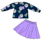 Sleepy Time Bamboo Childrens 2t-8y Dress & Peplum Sets