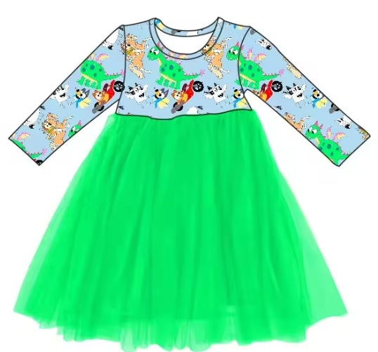 Dragon Bamboo Childrens 2t-8y Dress & Peplum Sets