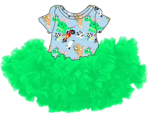 Dragon Bamboo Childrens 2t-8y Dress & Peplum Sets