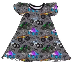 Wheelie Wild Bamboo Youth 9y to 15y PJ's & Lounge Set