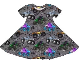 Wheelie Wild Bamboo Youth 9y to 15y Dresses & Peplum Sets