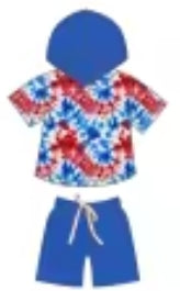 Boom Boom Tie Dye Bamboo Childrens 2t-8y Daywear