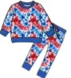 Boom Boom Tie Dye Bamboo Childrens 2t-8y Daywear