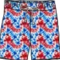 Boom Boom Tie Dye Bamboo Childrens 2t-8y Tops & Bottoms