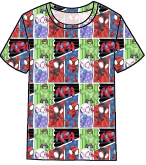 Mighty Hero Mayhem Bamboo Youth 9y to 15y Tops & Bottoms