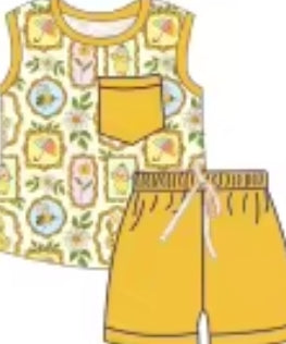 Garden Pals Bamboo Childrens 2t-8y Daywear