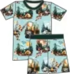 Woodland Wanderers Bamboo Childrens 2t-8y PJ's & Lounge Sets