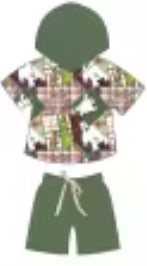 Merry Mischief Squares Bamboo Childrens 2t-8y Daywear