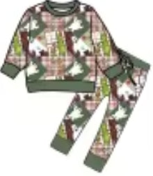 Merry Mischief Squares Bamboo Childrens 2t-8y Daywear