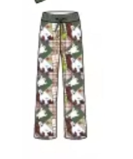 Merry Mischief Squares Bamboo Childrens 2t-8y Tops & Bottoms