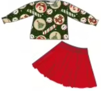 Reindeer Bakery Bamboo Youth 9y to 15y Dresses & Peplum Sets