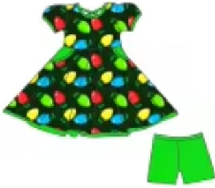 Merry & Bright Bamboo Infants Newborn to 18m Dresses & Peplum Sets