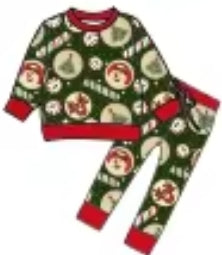 Reindeer Bakery Bamboo Childrens 2t-8y Daywear
