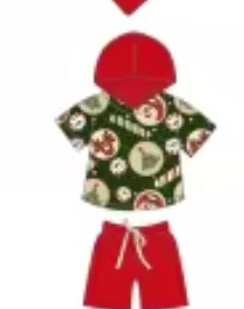 Reindeer Bakery Bamboo Childrens 2t-8y Daywear