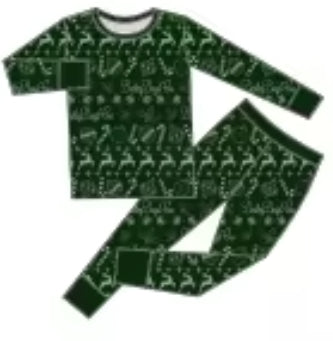 Reindeer Rascals Bamboo Childrens 2t-8y PJ's & Lounge Sets