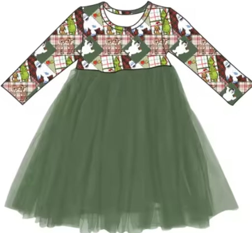 Merry Mischief Squares Bamboo Youth 9y to 15y Dresses & Peplum Sets