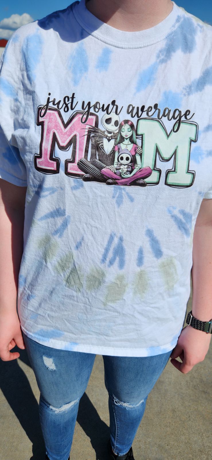 Just Your Average Mom Tie-died Adult Tee