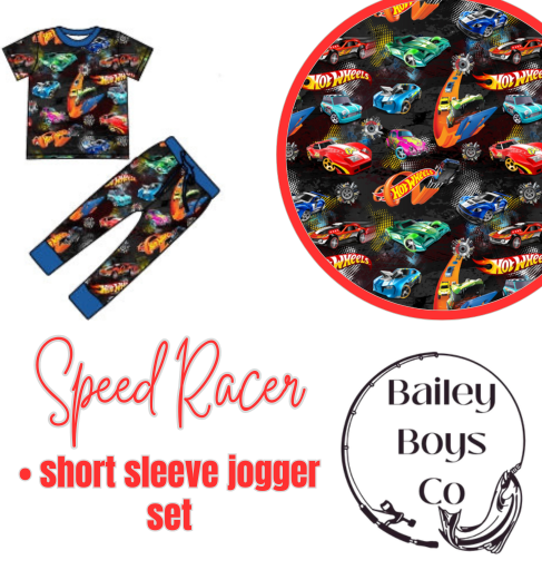 Speed Racer Bamboo SS Jogger Set