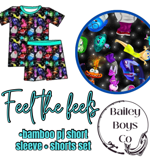 Feel The Feels Bamboo PJ Set 5t