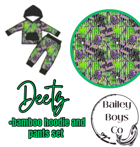 Deetz Bamboo Hoodie Set 2pc