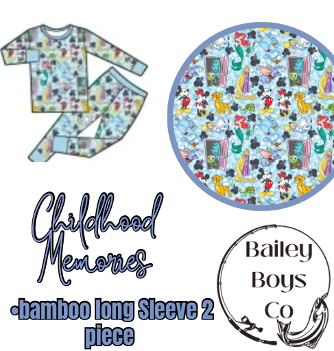 Childhood Memories Bamboo Long Sleeve 2pc