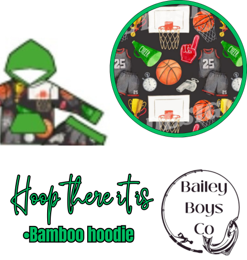 Hoop There It Is Bamboo Hoodie