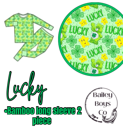 Lucky Bamboo Long Sleeve 2pc