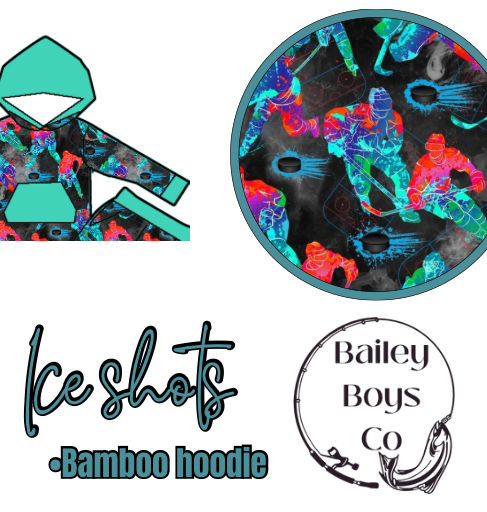 Ice Shots Bamboo Hoodie