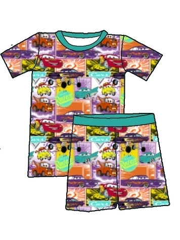 Ramone Bamboo Pajama Short Set 6y, 7y