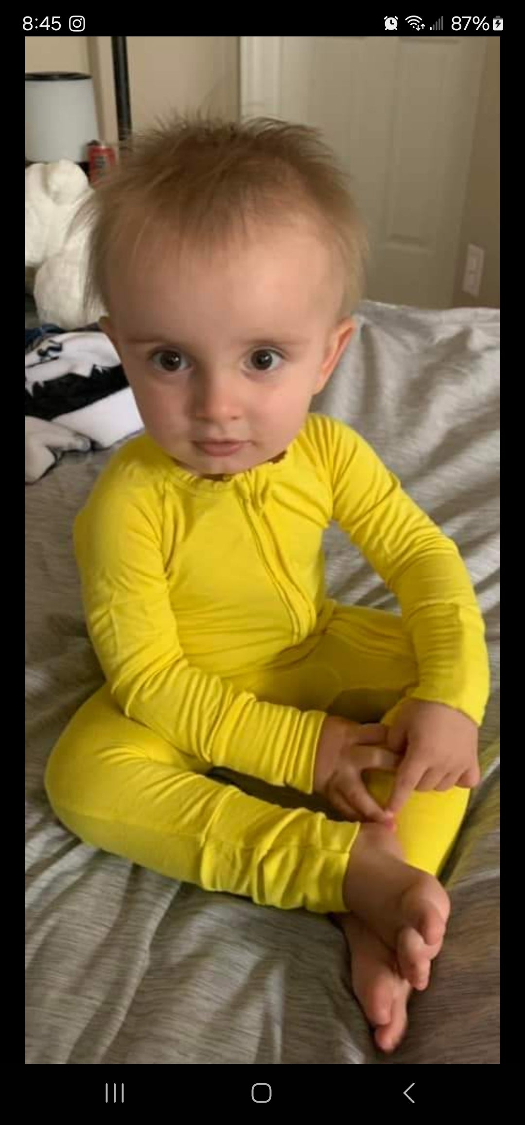 Lemon Bamboo Childrens 2t to 5t