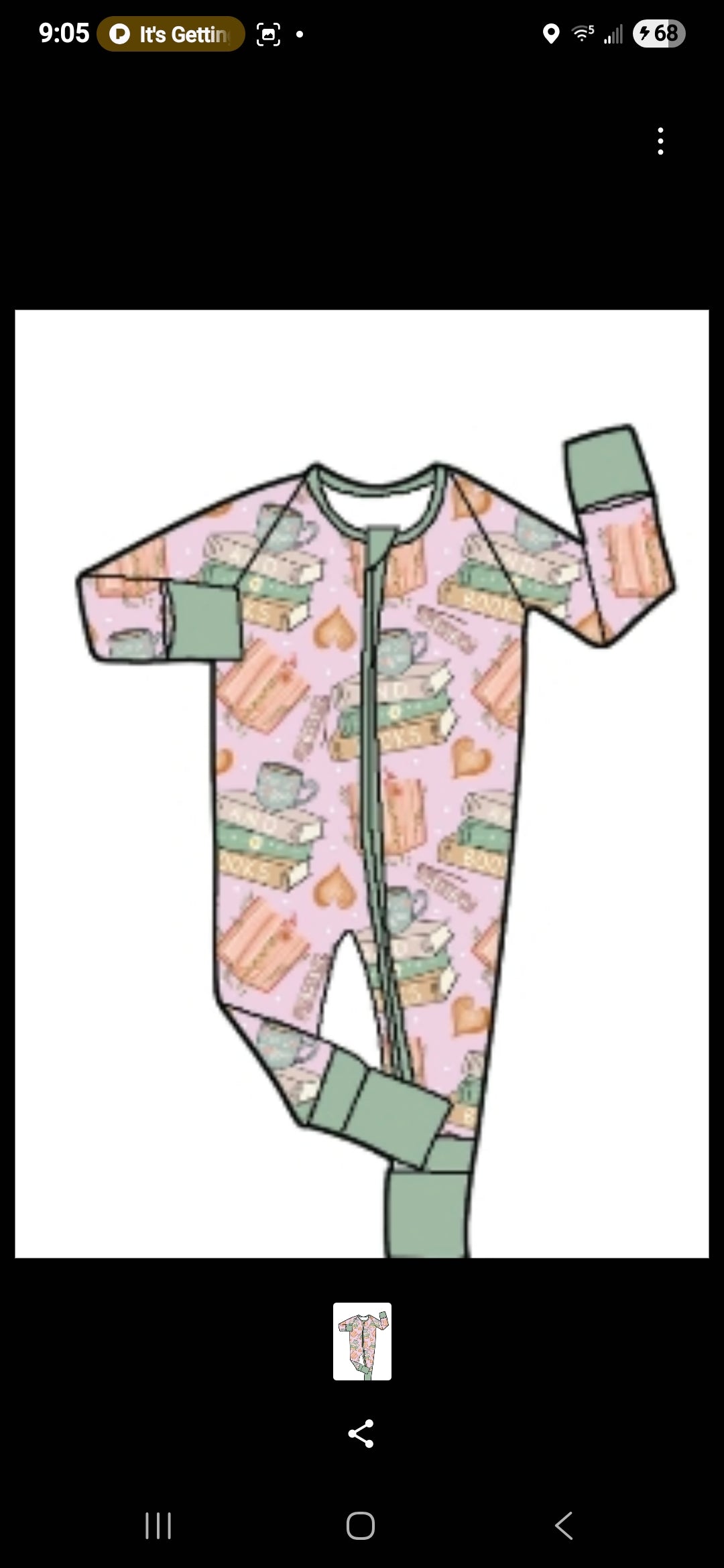 Cozy Reader Bamboo Zippy