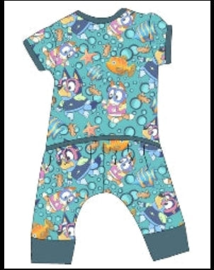 Bubble Pups Bamboo Envelop Romper