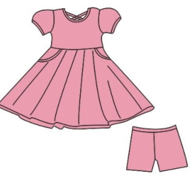 Passion Pink Bamboo Childrens 2t to 5t