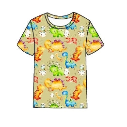 Dino Hatchlings Bamboo Tee 9m-10y