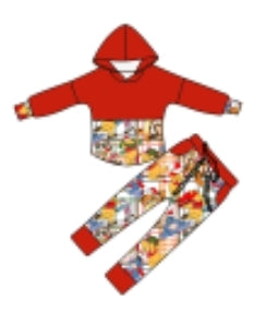 Hundred Acre Holiday Bamboo Hoodie Set 2pc