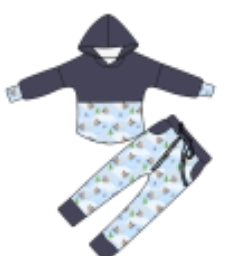 Chili Dogs Bamboo Hoodie Set 2pc