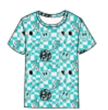 Disco Checks Bamboo Tee 2t-9y