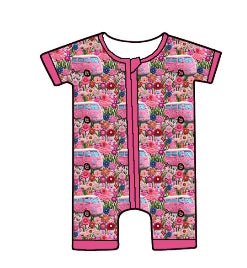 Adaptive Flower Power Bamboo Newborn to 8y