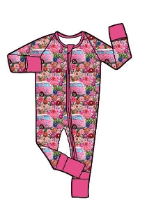 Adaptive Flower Power Bamboo Newborn to 8y