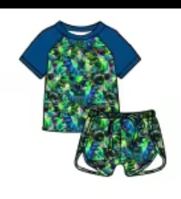 Jurassic Ride Bamboo Childrens 2t-8y PJ's & Daywear