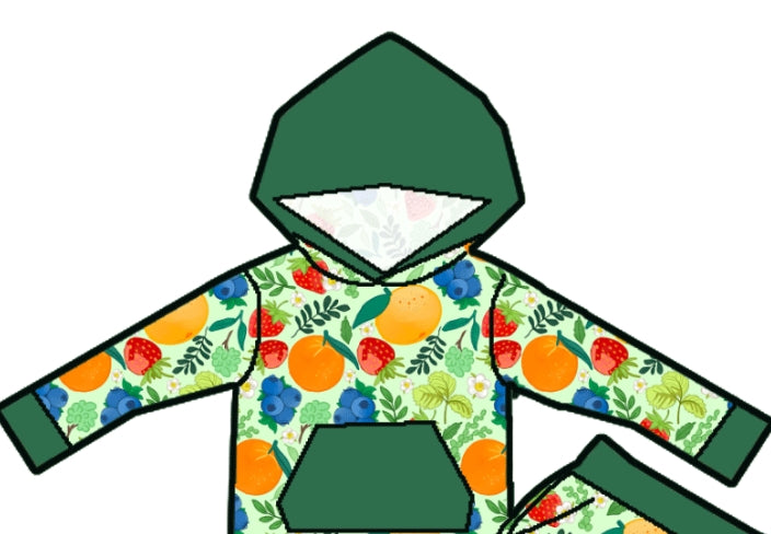 Fruit Salad Bamboo Tops & Bottoms Youth 9y to 15y