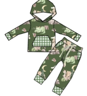 Norbert Bamboo Track Set, & LS 2pc