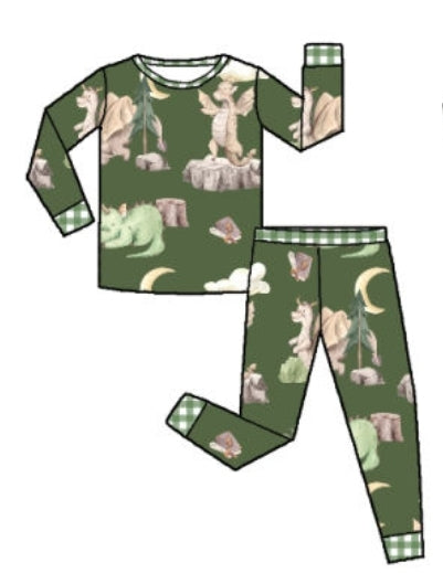 Norbert Bamboo Track Set, & LS 2pc